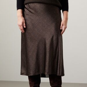 Vince Houndstooth Slip Skirt, 12